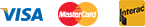 Visa, Mastercards, Interac